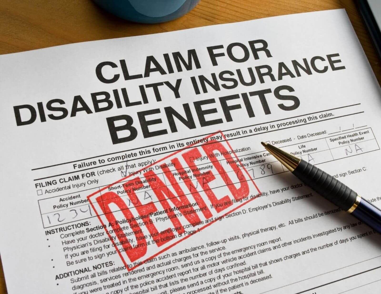 claim for insurance benefits denied.